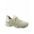 thumbnail image 1 of Flow-19 Stretch Elastic Mesh Lace Up Rubber Air Bubble Cushion Fashion Sneaker ( Beige, 9 ), 1 of 2