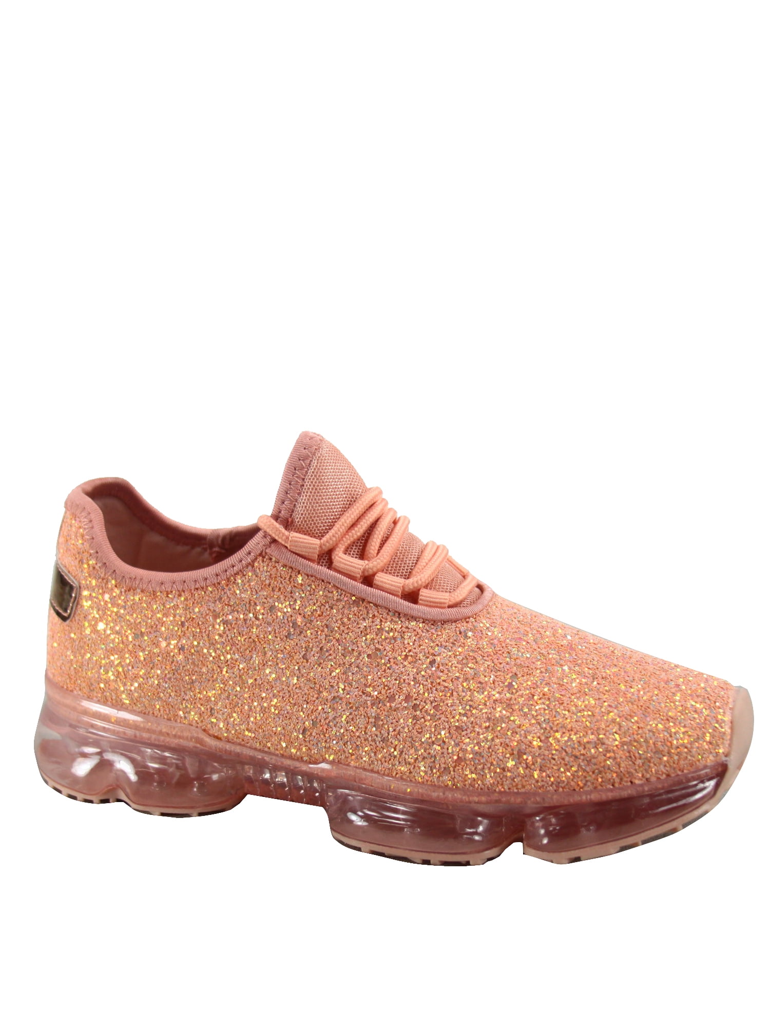 Womens Pink Glitter Tennis Shoes Maison Margiela Split Toe Ankle