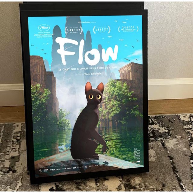 Flow 2024 Movie Poster, No Framed