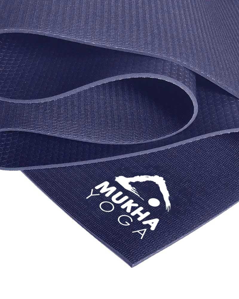 Flow 5MM Yoga Mat Color: Navy Azul, Size: One Size