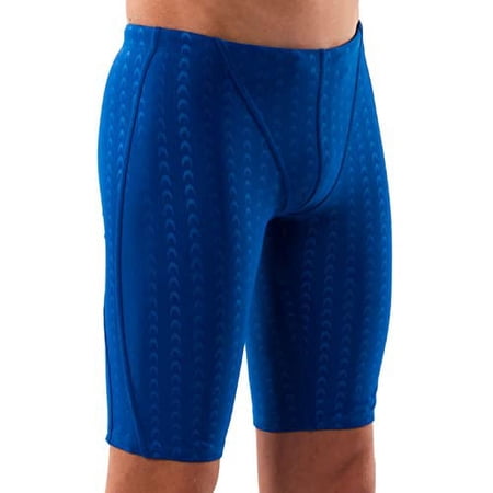 Flow Accelerate Swim Jammers Shorts for Boys (30, Blue Crescents)