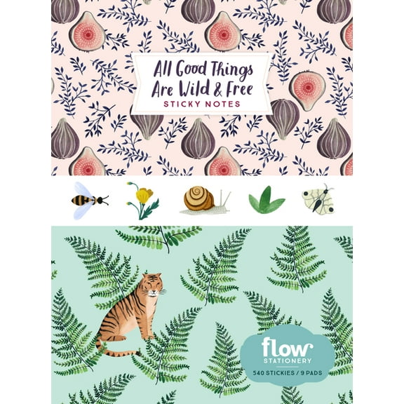 Flow: All Good Things Are Wild and Free Sticky Notes (General merchandise)