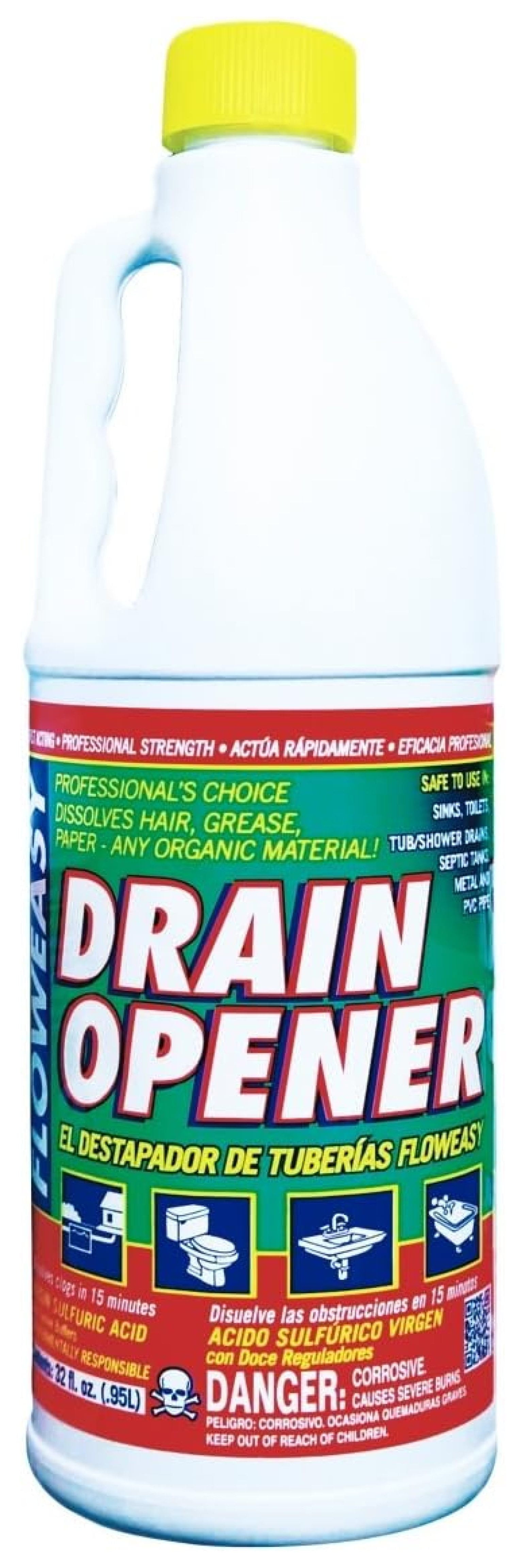 FlowEasy Drain Opener Case of 6 (32oz) bottles