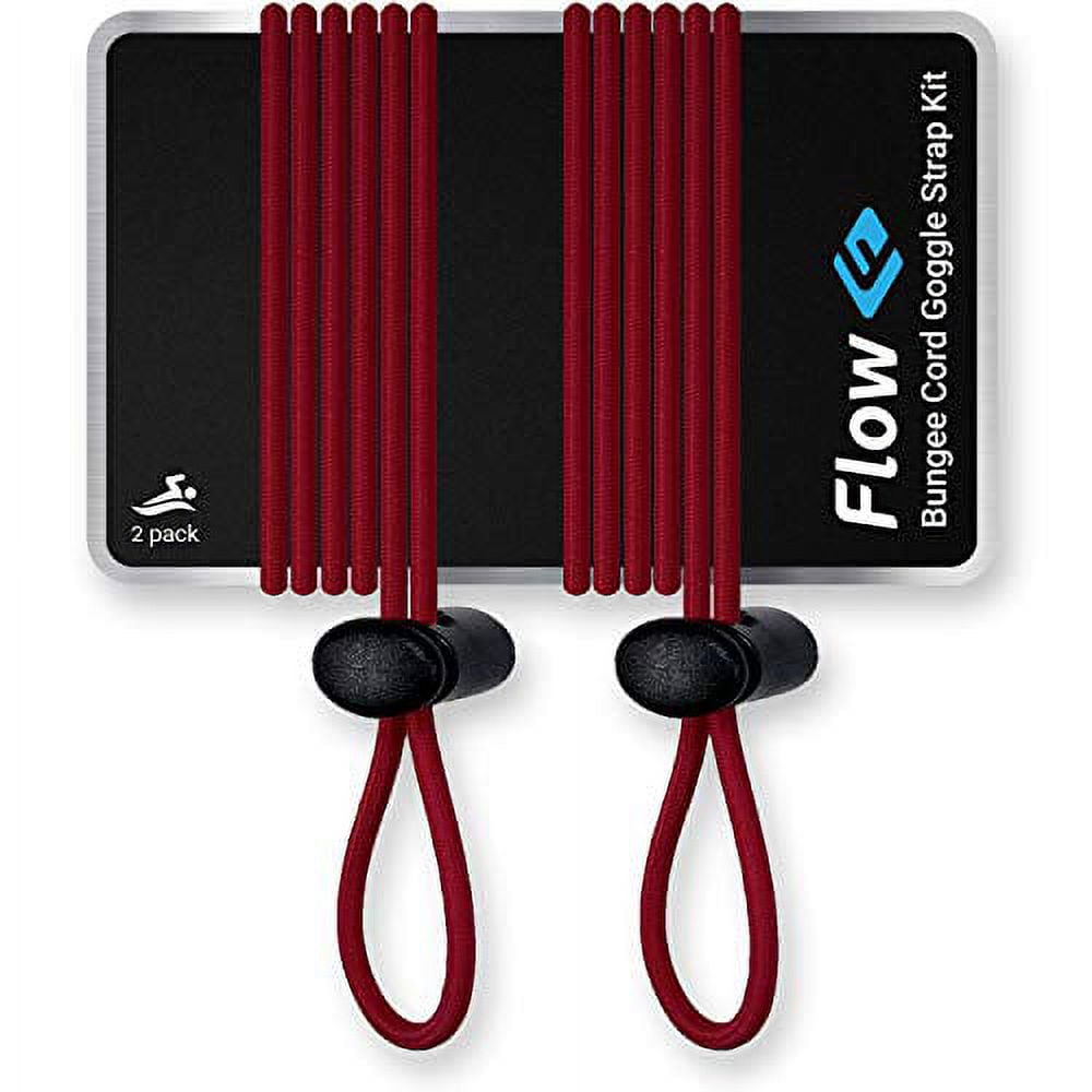 Flow Goggle Strap Kit (2Pack) Replacement Bungee Cord Straps for