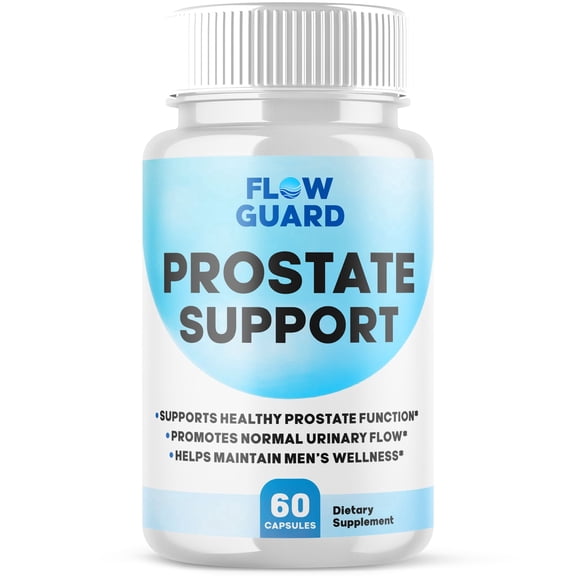 Flow Guard Prostate Support Advanced Formula Pills Max Strength Wellness Support Supplement FlowGuard 60 Capsules