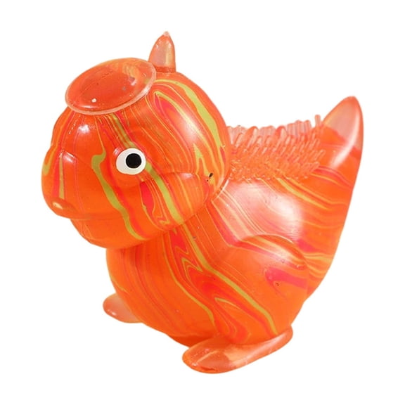 Flow Liner Dinosaur Squish Tool for Office Stress Ball Relief, Small Novelty Dinosaur Fidget Tool, Sensory Hand Tension Reliever, Dinosaur Figure, D