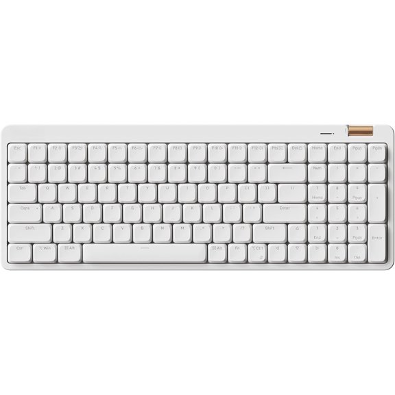 Flow Lite 100 Low Profile Mechanical Keyboard, Swappable Rechargeable Keyboard with 2.4G Receiver, and Wired Connection for Windows, / Specter Linear Switches ()