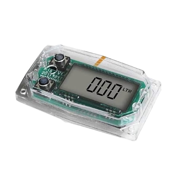 Flow Meter Digital Oil Fuel Flow Meter, Mini Pump Flow Meter Fuel Die Sel Counter Meter Display Chip
