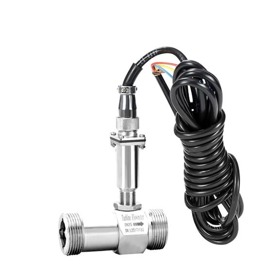 Flow Meter High Percision Pulse Counter Die-sel Alcohol Oil 1/2 1" Water Flow Sensor Turbine Flowmeter ,Energy-Saving