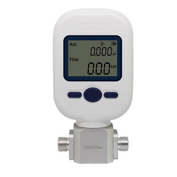 Flow Meter Portable 0-20L/min MEMS 20L Digital Gas Mass Flow Meter Portable Gas Air Flow Rate Tester Digital Display Meter ,Good Performance