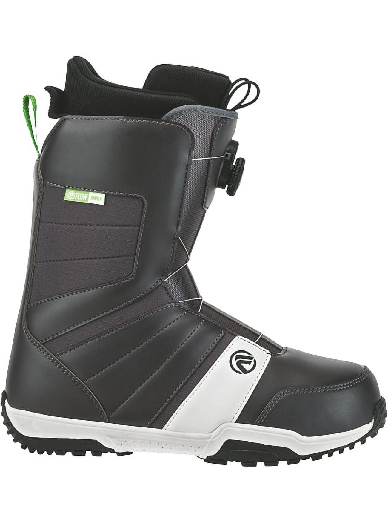Flow Ranger BOA M1 Snowboard Boots Mens 11.5 Black Snowboarding**** Read snowboard boots FLOW RANGER BOA M1, BLACK/white - Mardosport  main image 4