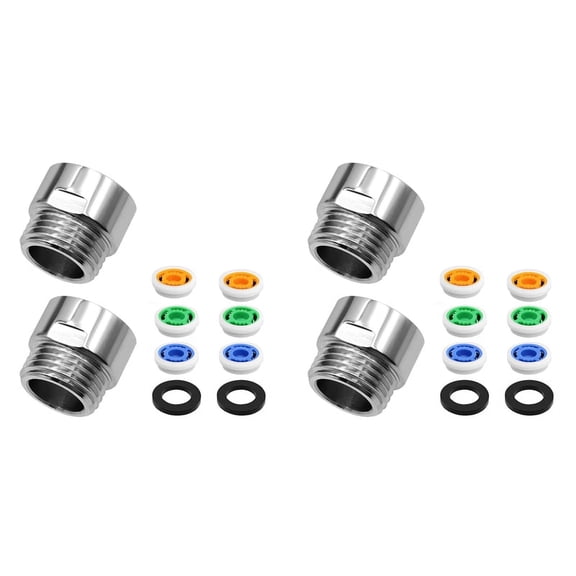 Flow Restrictor Shower Water Saver for Shower, 4 Pieces Water Flow Restrictor Set D, Up to 70% Water Saving
