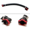 thumbnail image 1 of Flow-Rite Boat Livewell Hose Connector Fitting | 16 Inch Qwik-Lok 90 Degree, 1 of 2