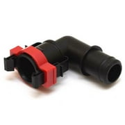 Flow-Rite Boat Quik-Lok Elbow Socket MA-025 | 3/4 Inch Black Red
