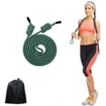 thumbnail image 1 of Flow Rope for Fitness High Performance Double Woven Workout Rope Adjustable Flow Jump Rope for Men Women Training Indoor Outdoor Cardio Exercise Rope for beginner（Green）, 1 of 6