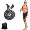 thumbnail image 1 of Flow Rope for Fitness High Performance Double Woven Workout Rope Adjustable Flow Jump Rope for Men Women Training Indoor Outdoor Cardio Exercise Rope for beginner（Black）, 1 of 6