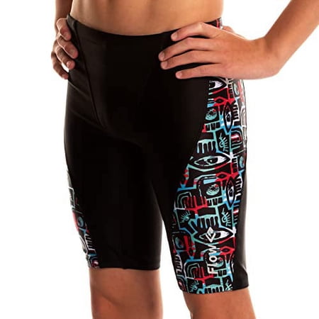 Flow Splice Jammer Swimsuits - Swim Jammers for Swimming (Jungle Boogie 24)