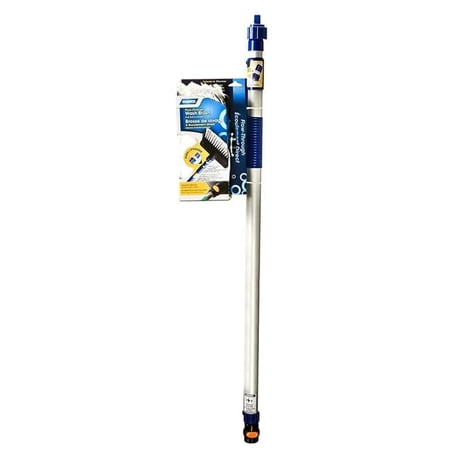 Flow - Through Wash Brush with Push Button Handle