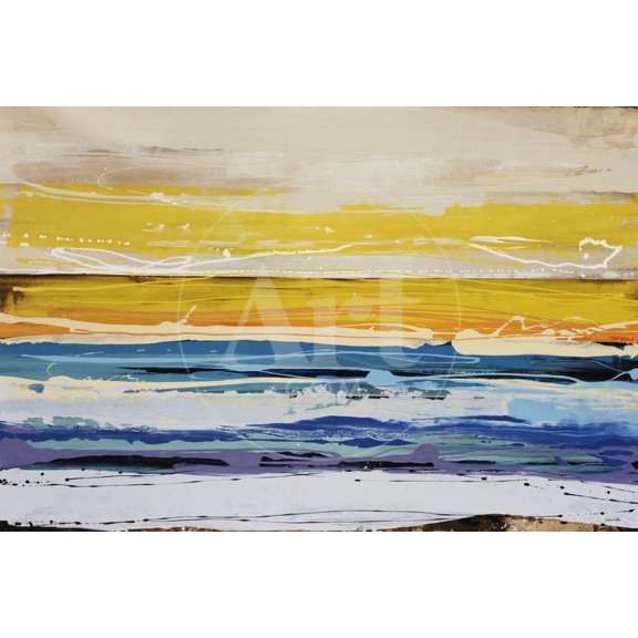 Flow Time, Abstract Unframed Giclee Print Wall Art by Sydney Edmunds Sold by ArtCom