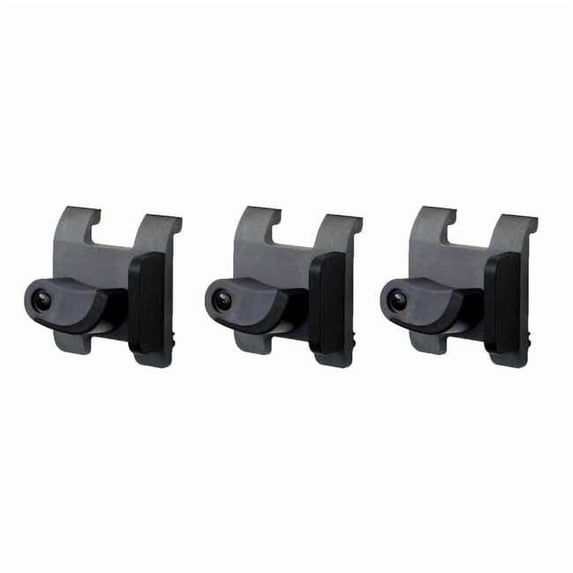Flow Wall Slatwall Grvty Hk,Plastic,LdCap:15lb,PK3 FSH-018-3
