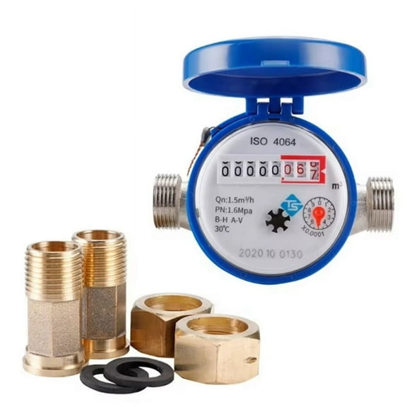 Flow Water Meter Digital Display Water Measuring Tools