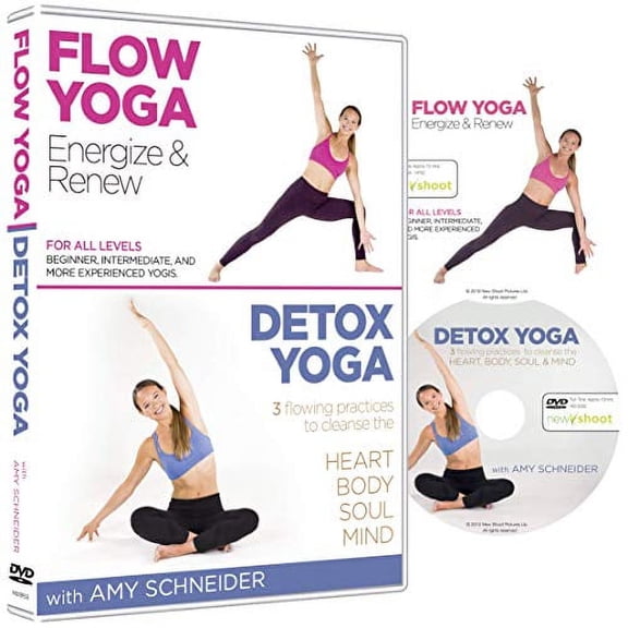 Flow Yoga / Detox Yoga - 2 DVD Box Set with Amy Schneider [DVD]