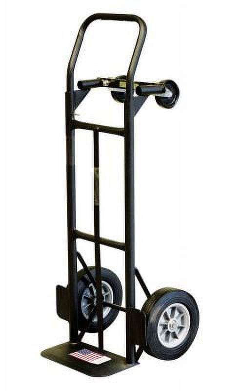 Flow back convertible hand truck 800 lb capacity with 10" puncture proof tires - image 1 of 2