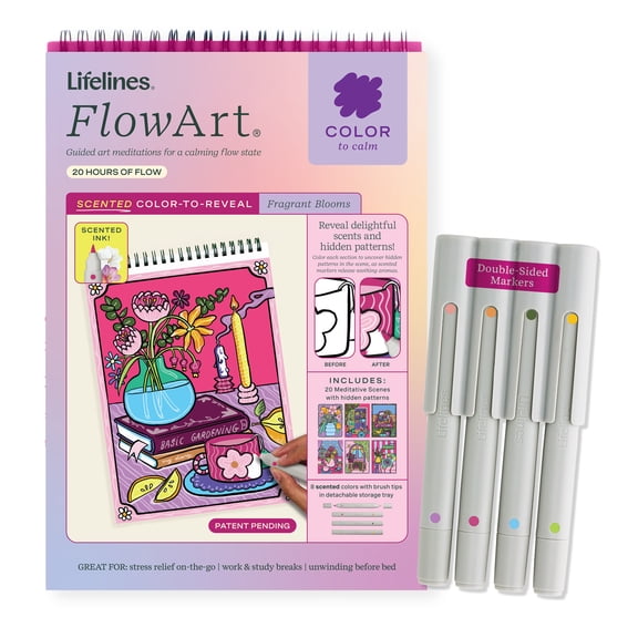 Lifelines FlowArt: Color-to-Reveal, Fragrant Blooms