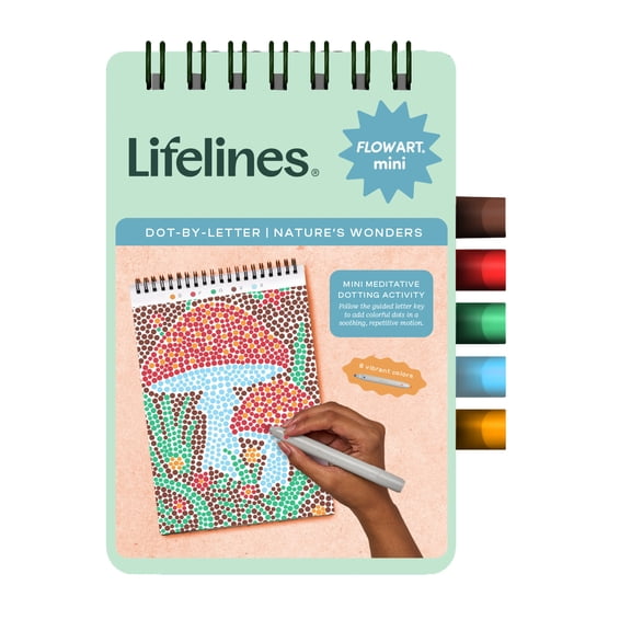 Lifelines FlowArt Dot-by-Letter Mini Single: Nature's Wonders