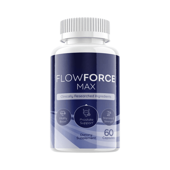 FlowForce Max Prostate Supplement Advanced Energy Pills - Flow Force Max Supplements Flowforce Max for Men Health Supplement, FlowForce Max Reviews (60 Capsules, 1 Pack)