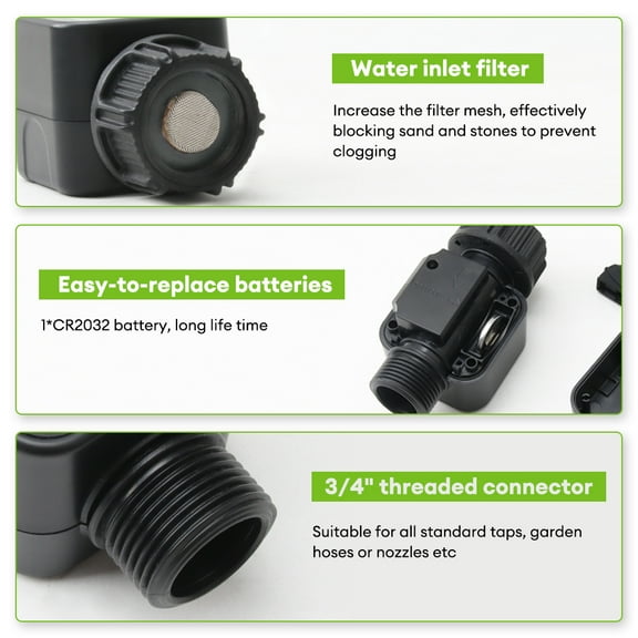 FlowMeter,Water Flowvelocity Tester Water Consumption Plant Tester Display Water Buzhi