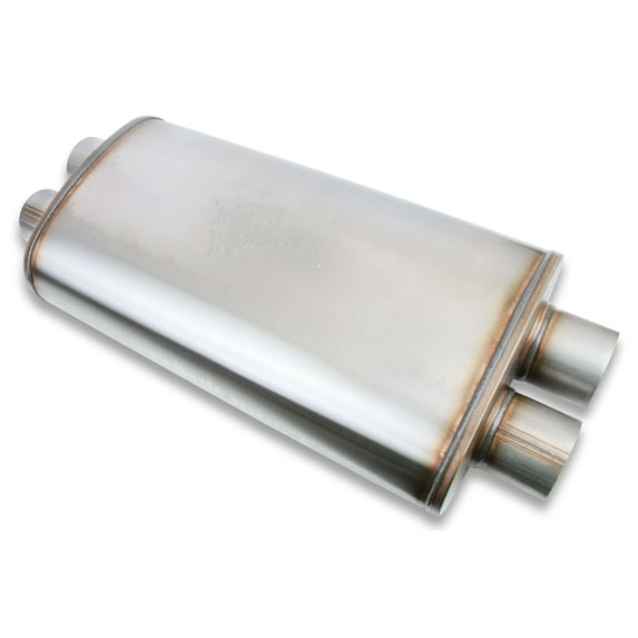 FlowMonster 12599-Fm FlowMonster 409Ss Oval Case Absorption Muffler