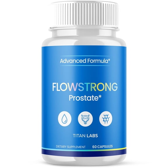 FlowStrong Advanced Formula Supplement Pills Natural Vitamin for Health and Wellness Flow Strong Capsules (1 Pack)