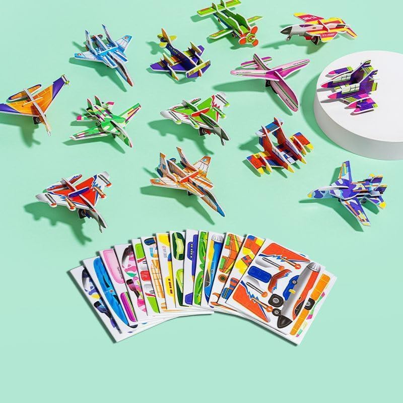 Flowarmth 3D Cartoon Puzzles for Kids, Educational 3D Cartoon Puzzle ...