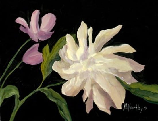 Flower 1 Canvas Art - Harriet Nordby (28 x 22)