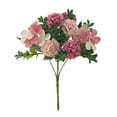 Flower 16 Heads Silk Hydrangea Flower Bouquet Home Decoration Wedding