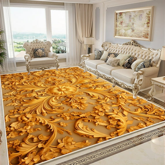 Flower 3D Carpet for Bedroom Home r Large Area Living Room Soft Rug Anti-Slip Lounge Bathroom Corri