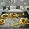 thumbnail image 1 of Flower 3D Carpet for Living Room Customizable Large Size Rug ration Bedroom Non-slip Bedside Floor M, 1 of 5