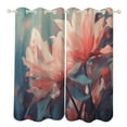 thumbnail image 1 of Flower (68) Blackout Window Curtains for Bedroom Living Room Kicthen High Shading 2 Panels, 1 of 6