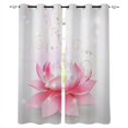 thumbnail image 1 of Flower Abstract Lotus Room Curtains Large Window Window Curtains Living Room Bedroom Decor Kids Window Treatme, 1 of 5