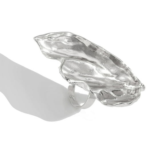 Flower Adjustable Rings Opening Rings Alloy Texture Flower Finger Open Rings