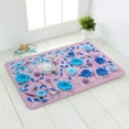 thumbnail image 1 of Flower Anti-Slip Doormat Kitchen Entrance Door Mat Flannel Carpet Doormat Colorful Indoor Floor Mats Rugs, 1 of 6