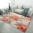 thumbnail image 1 of Flower Area Rugs Carpet Suitable for Living Room Kitchen Bedroom Laundry Room Home Decorations, 1 of 7