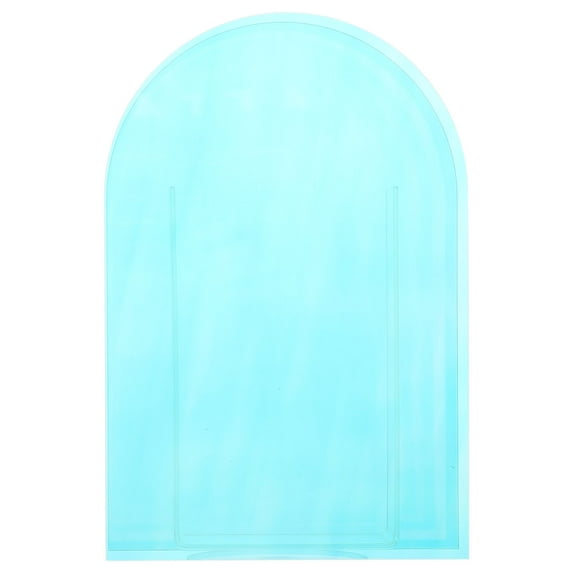 NIAIZEK 1Pc Sky Blue Acrylic Vase Simple Geometric Shape Home Decoration