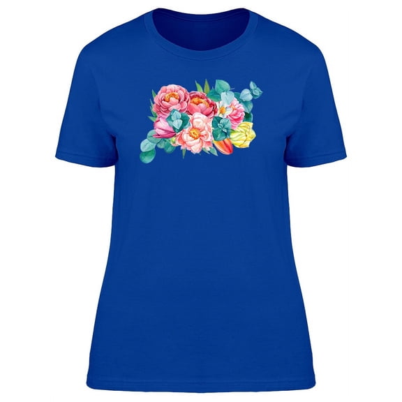 Flower Arrangement Pastel T-Shirt Women -Image by Shutterstock, Female x-Large