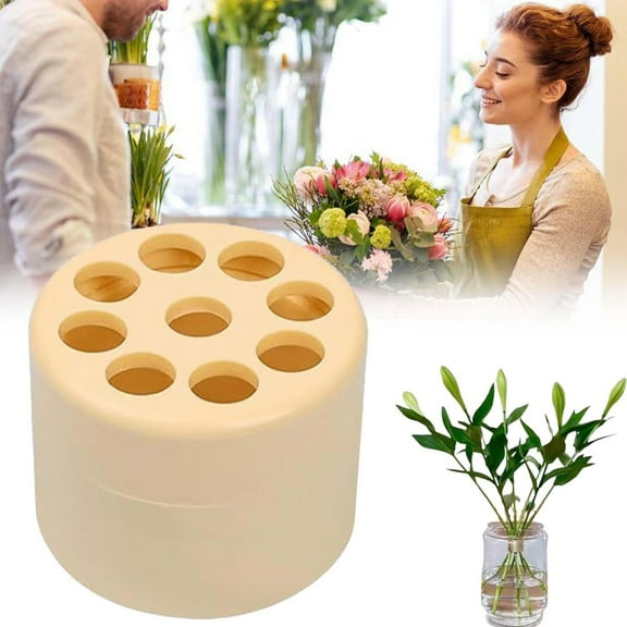 Flower Arranger Lids Insert Floral Round Organizer for Arrangement Plant Fixation,Spiral Stem Holder for Vases, Flower Arrangement Holder for Home and Office Decoration