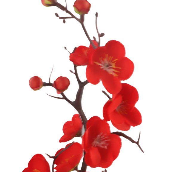 Flower Artificial Potted Artificial Potted Flower Home Indoor Office Ornaments Outdoor Plant Boutique Decorative Red Smile Home