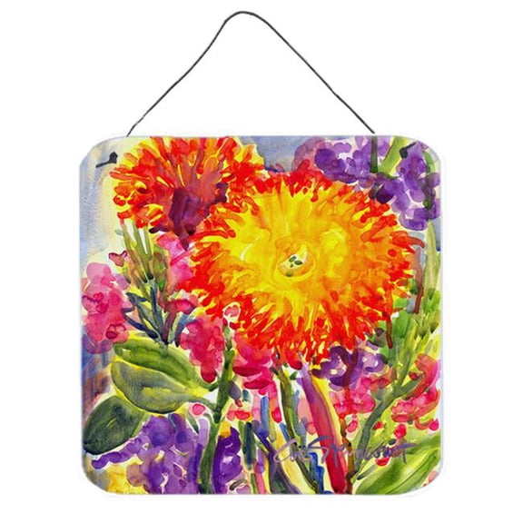 Flower - Aster Aluminium Metal Wall Or Door Hanging Prints