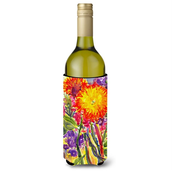 Flower - Aster Wine Bottle Beverage Insulator Beverage Insulator Hugger