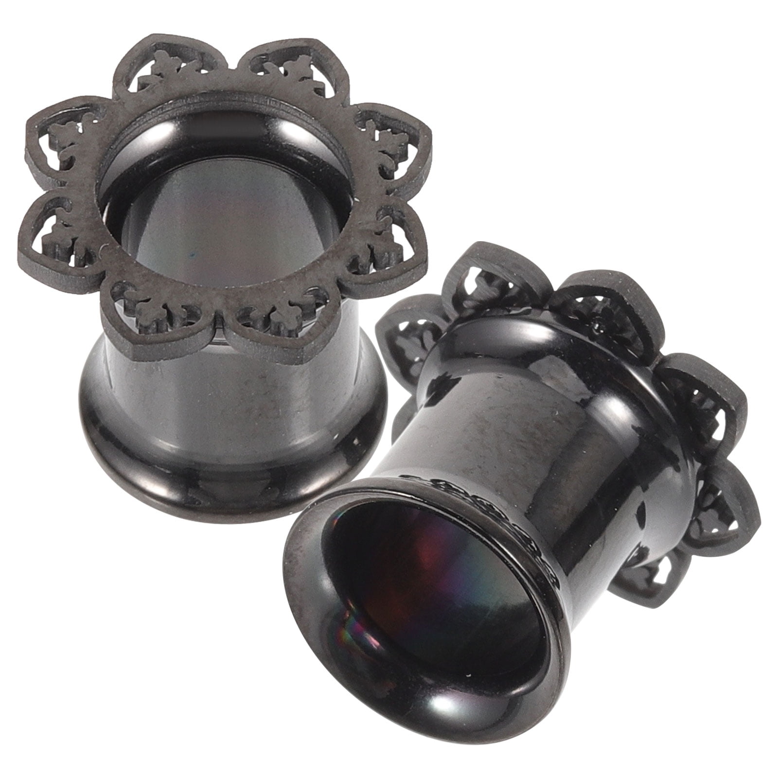 Flower Auricle Tunnels for Ears Gauges Women Earrings Perforation The